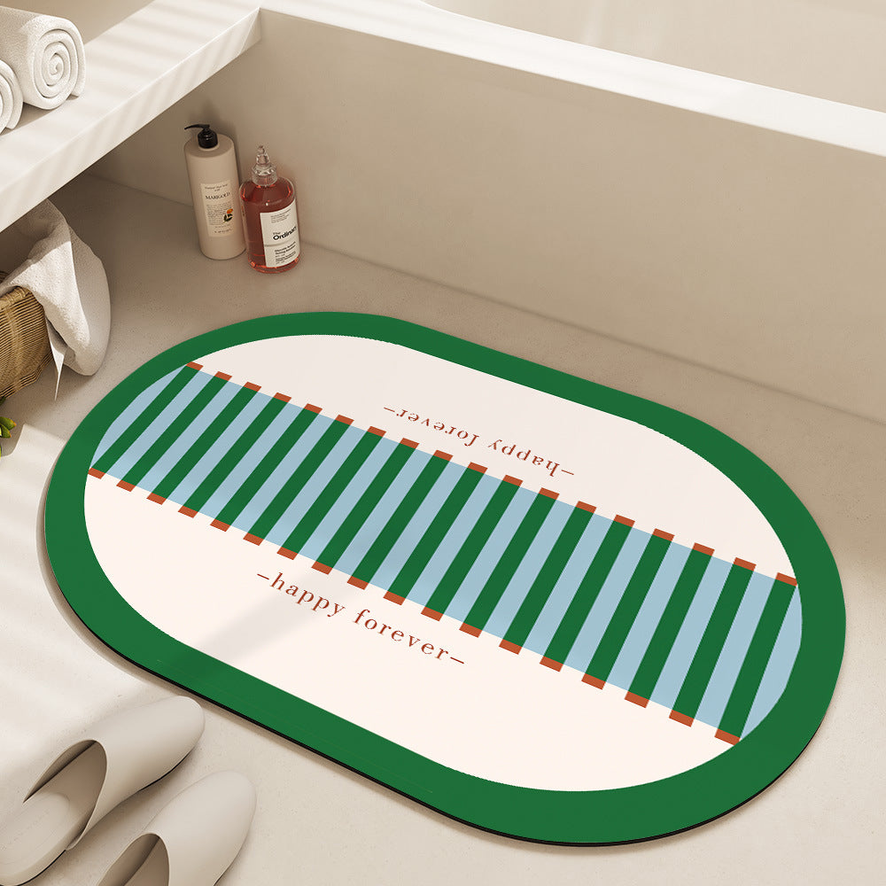 Cheerful Decorative Entrance Mat Bowlift
