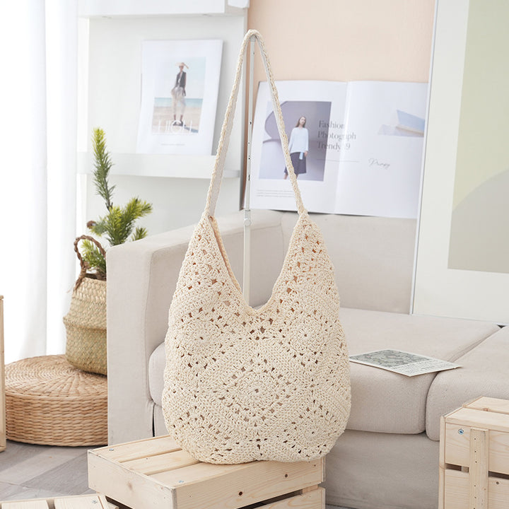Handmade Crochet Shopper Bag Bowlift