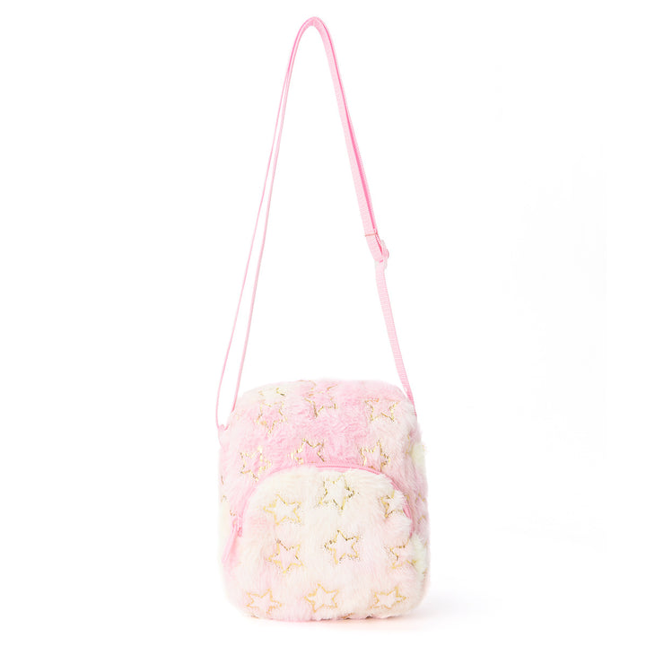 Fluffy shoulder bag with star motif Bowlift