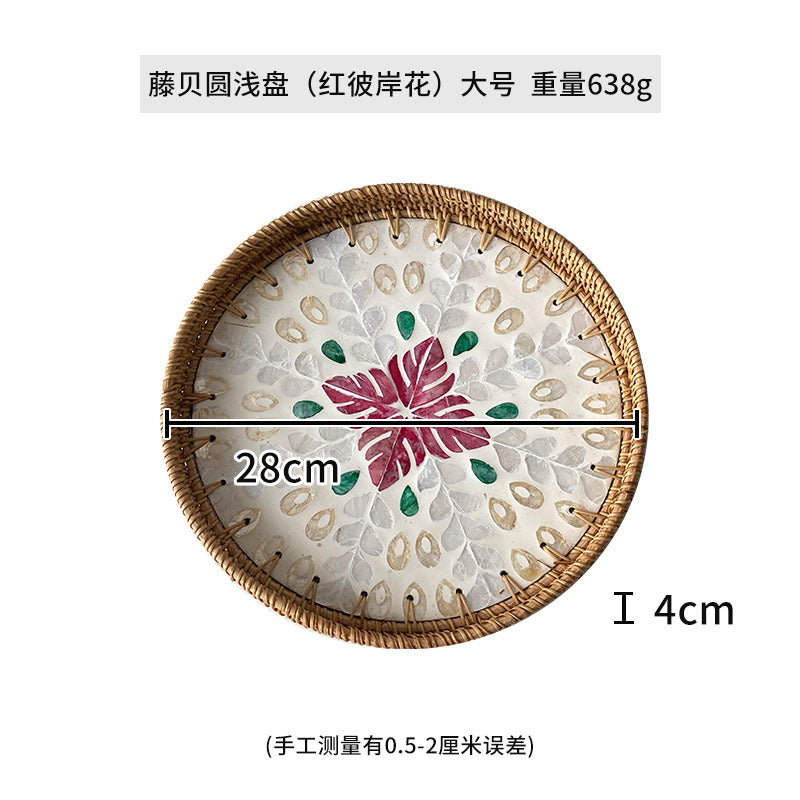 Women's Round Mosaic Serving Platter Bowlift