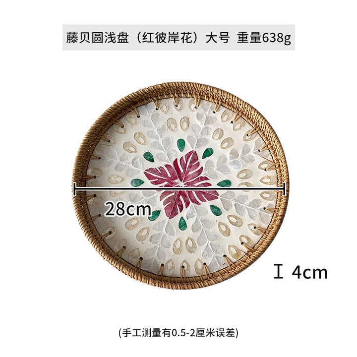 Women's Round Mosaic Serving Platter Bowlift
