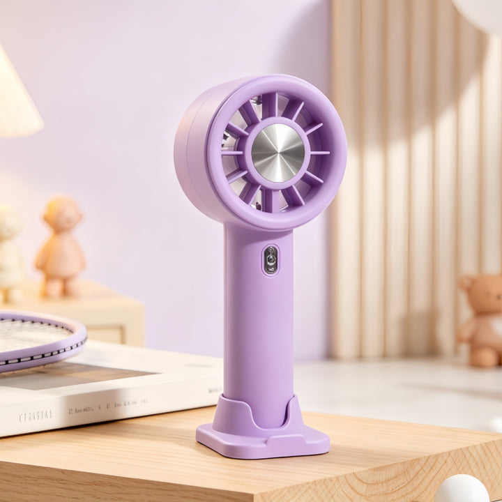 Women's Portable Handheld Fan with Multifunctional Charging Port Bowlift