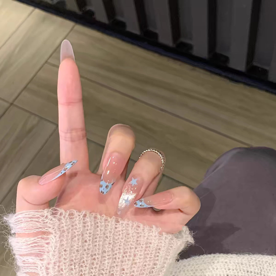 Creative Artistic Press-On Nail Extensions Bowlift