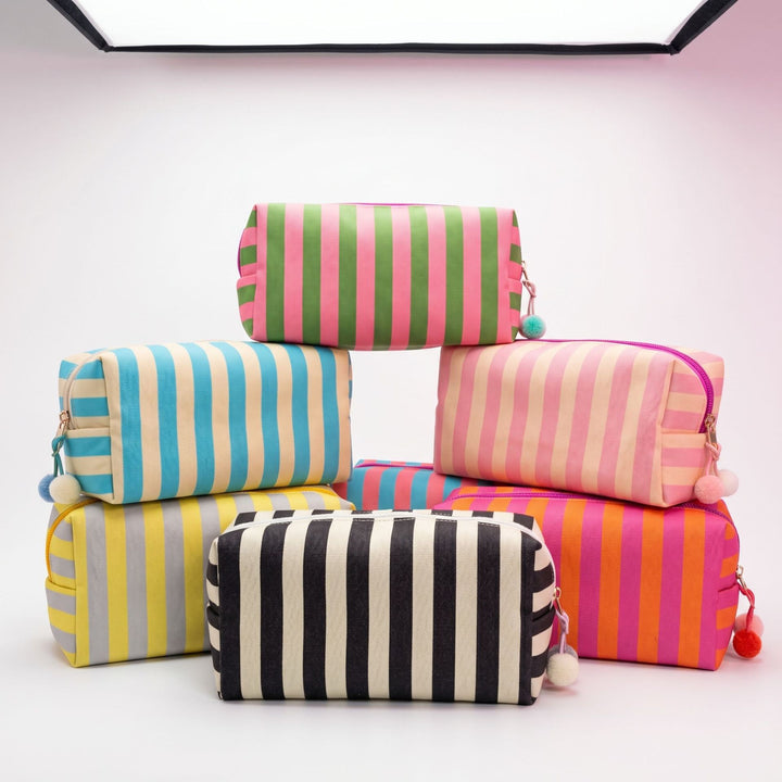 Cosmetic bag with colorful stripes Bowlift