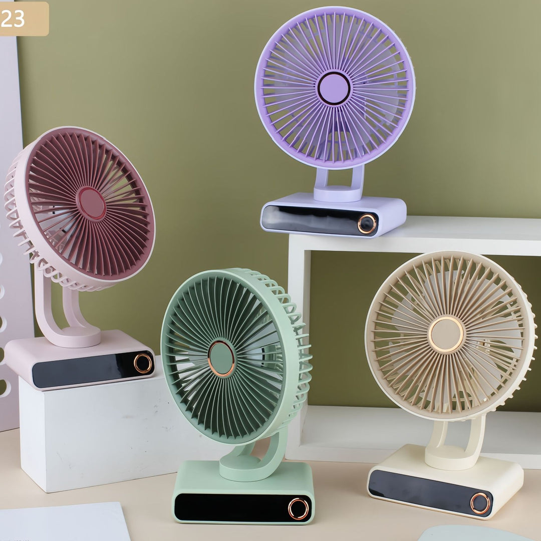 Ladies portable table fan with elegant design and USB connection Bowlift