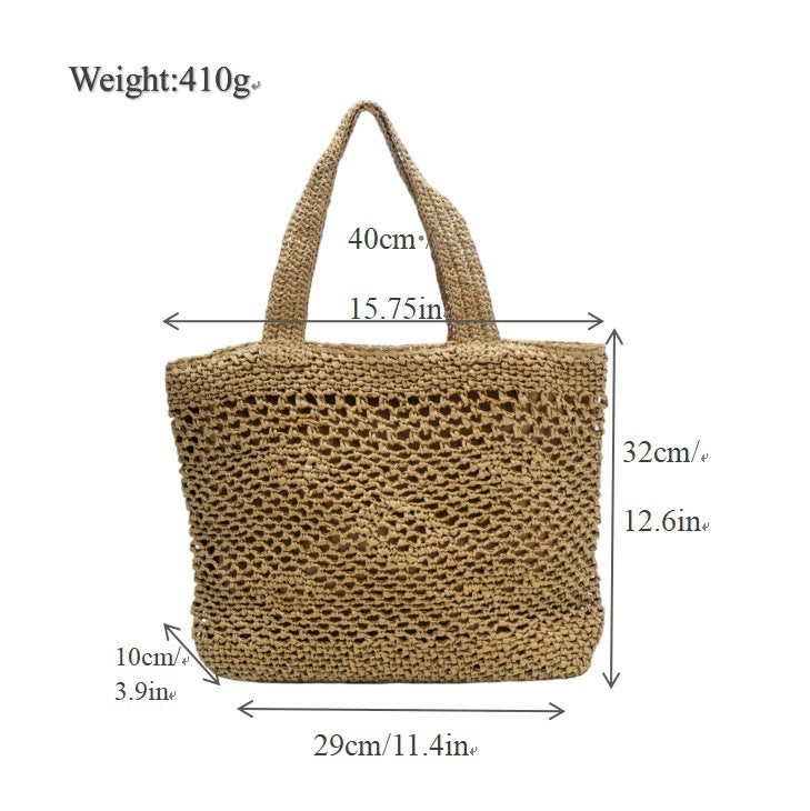 Handwoven tote bag with modern patterns Bowlift