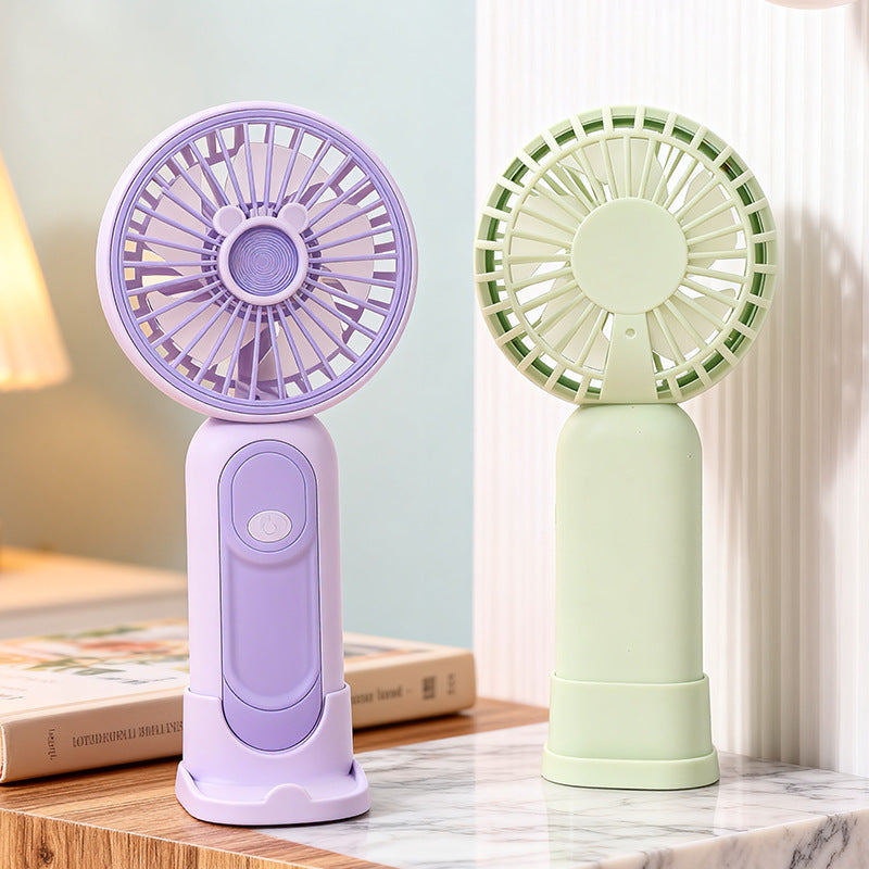 Ladies portable handheld fan with animal design Bowlift