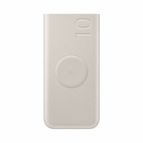 Slim Magnetic wireless power bank with built-in USB-C fast charge and textured eco-shell Bowlift