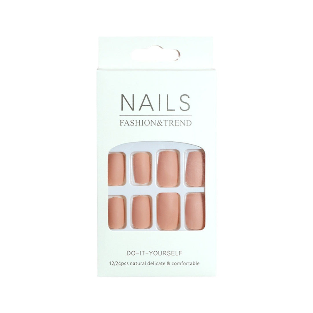 Reusable Matte Press-On Nail Set Bowlift