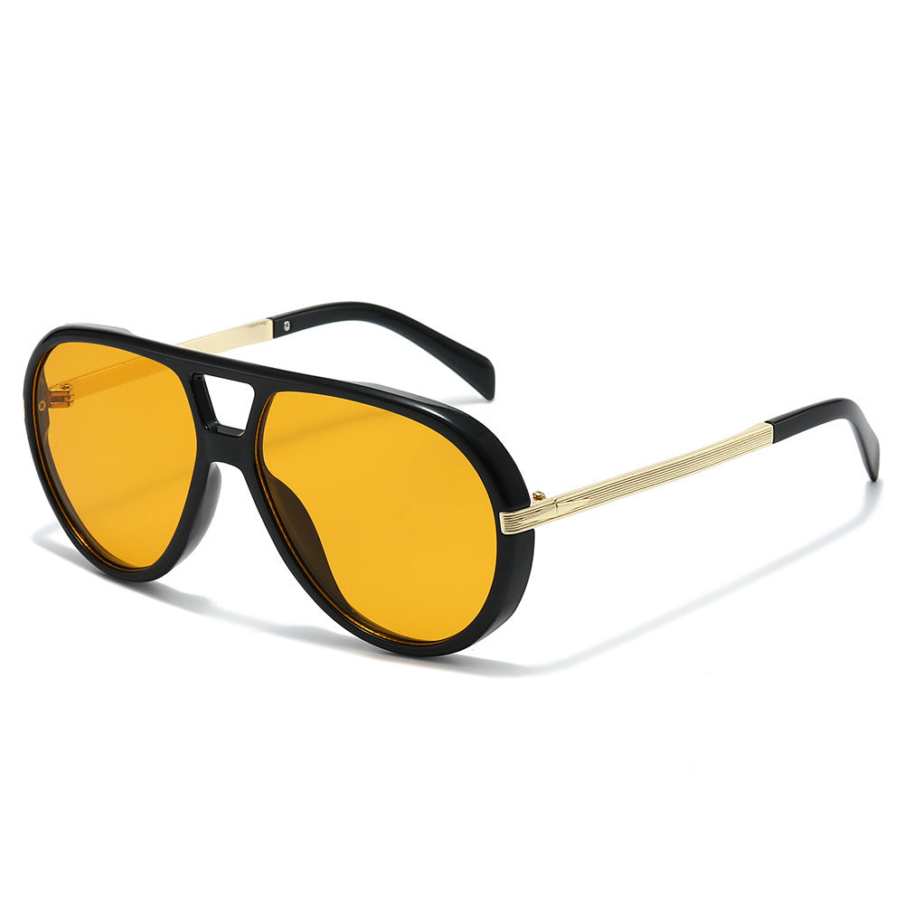 Oversized Aviator-Style Sunglasses Bowlift