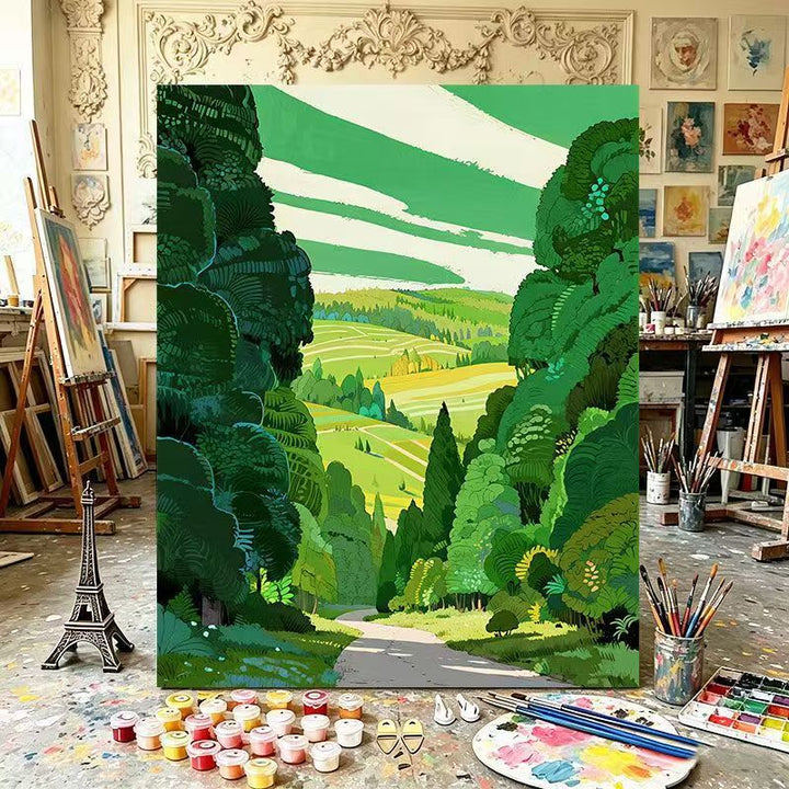 Scenic Nature Landscape Canvas Art Bowlift