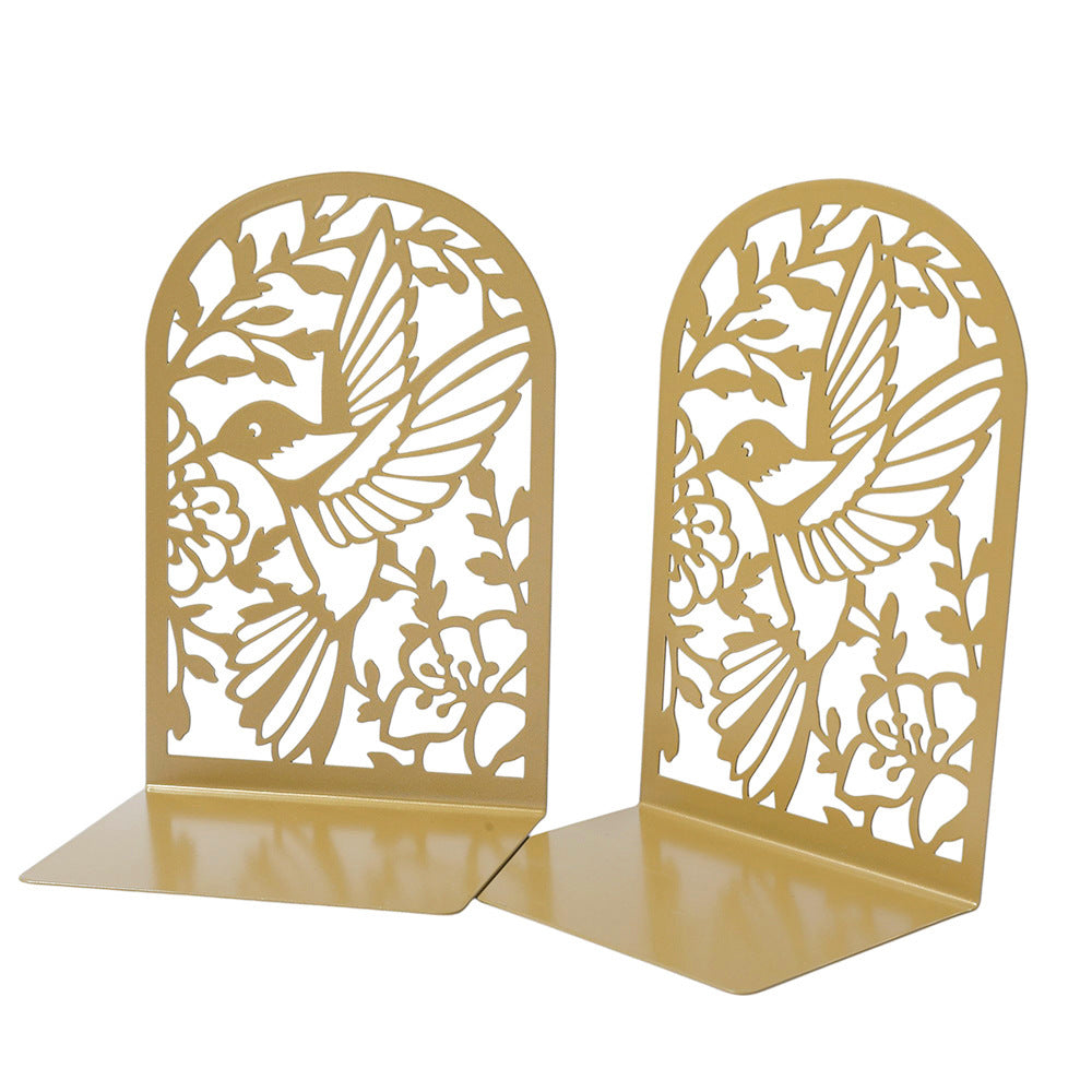 Decorative Metal Hummingbird Bookends