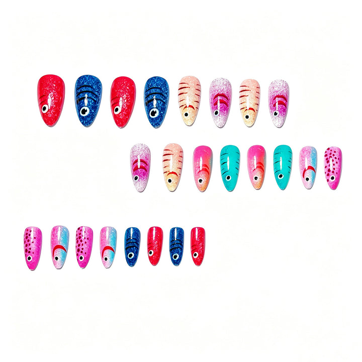Playful Fish-Themed Nail Art Bowlift