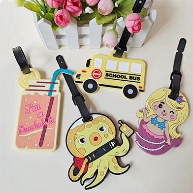 Unisex Mermaid Character Luggage Tag Bowlift