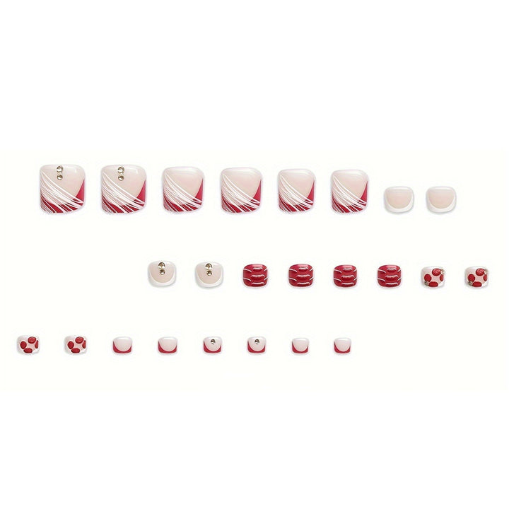 Decorative Rhinestone Pedicure Set Bowlift