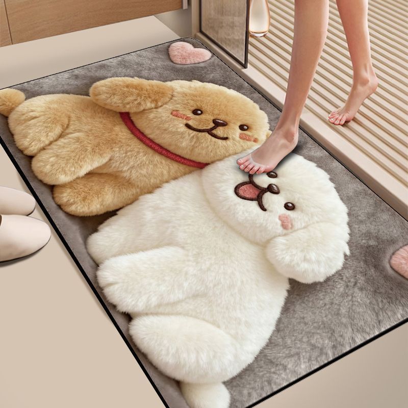 Cute Animal-Themed Bath Mat