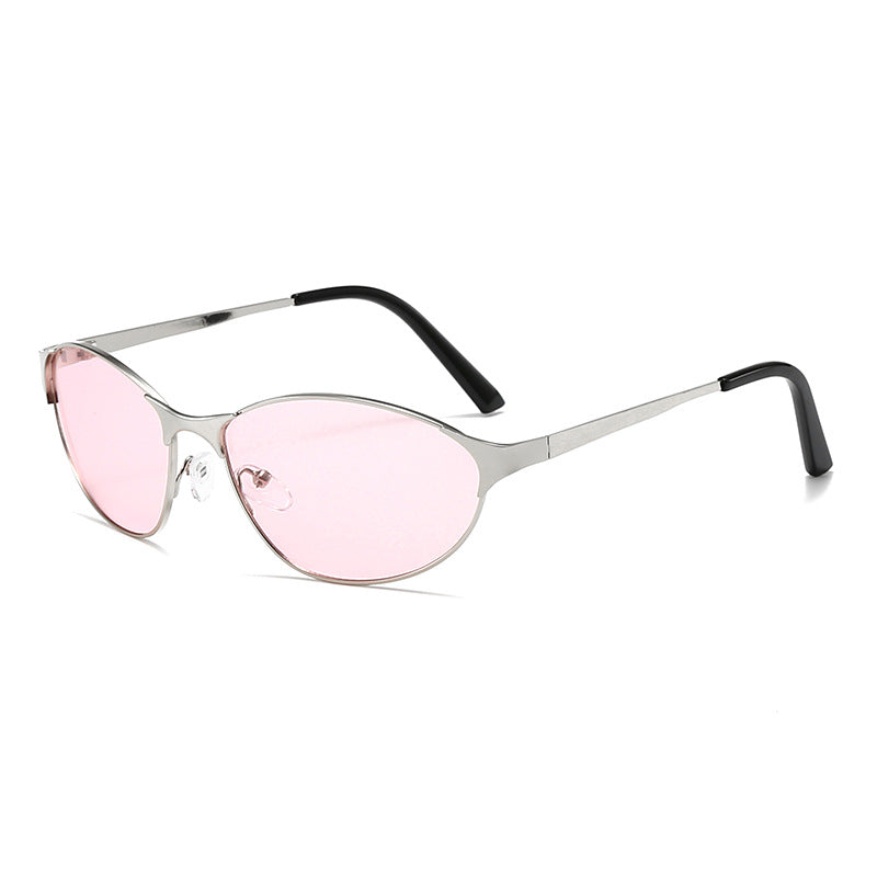 Fashionable Oversized Oval Sunglasses