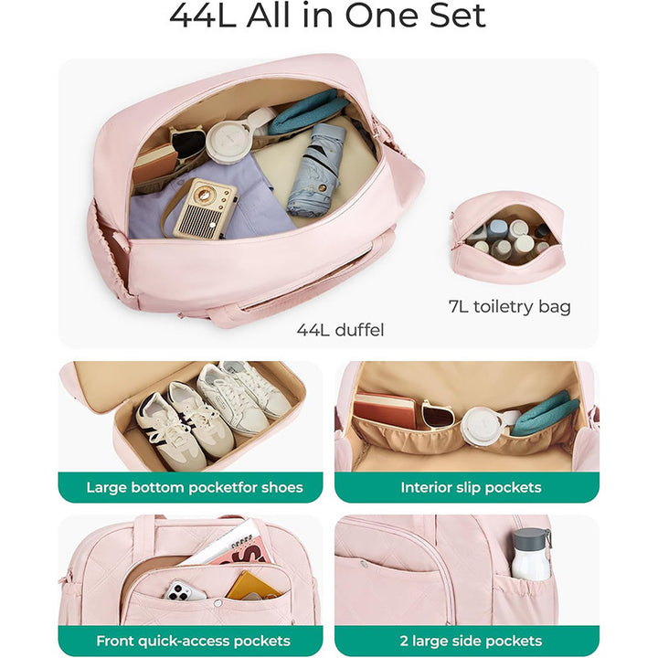 Stylish Travel Bag with Multiple Compartments Bowlift
