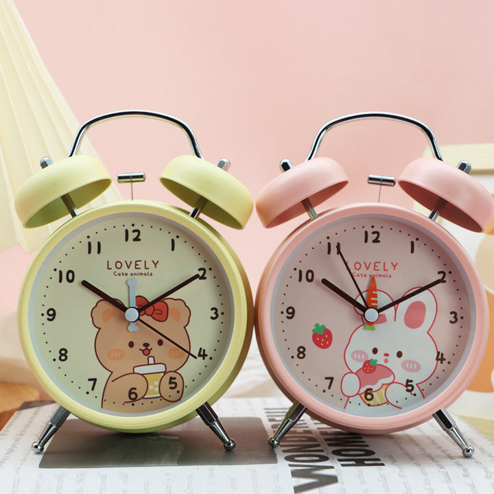 Cute animal design alarm clock Bowlift