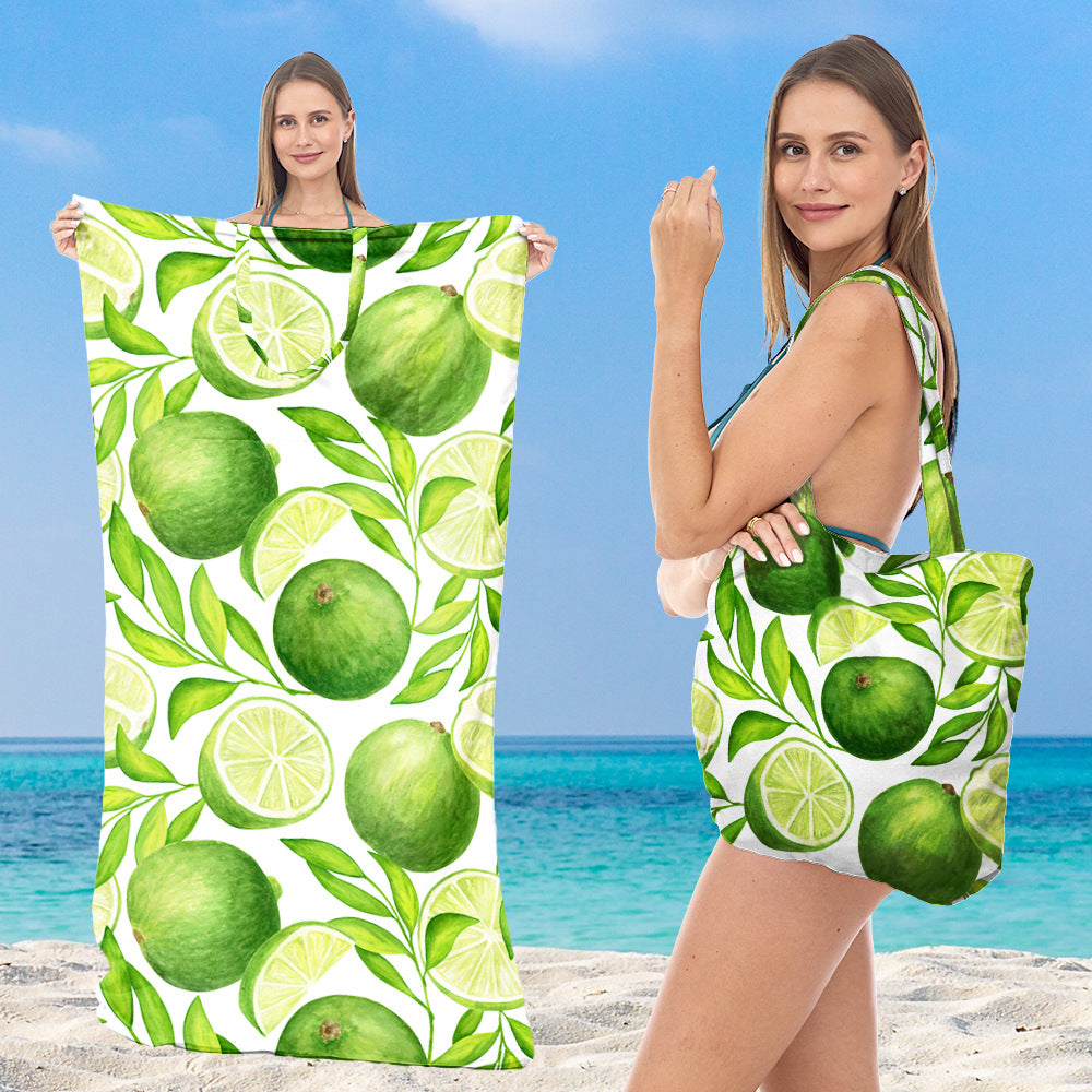 Tote bag with integrated towel Bowlift