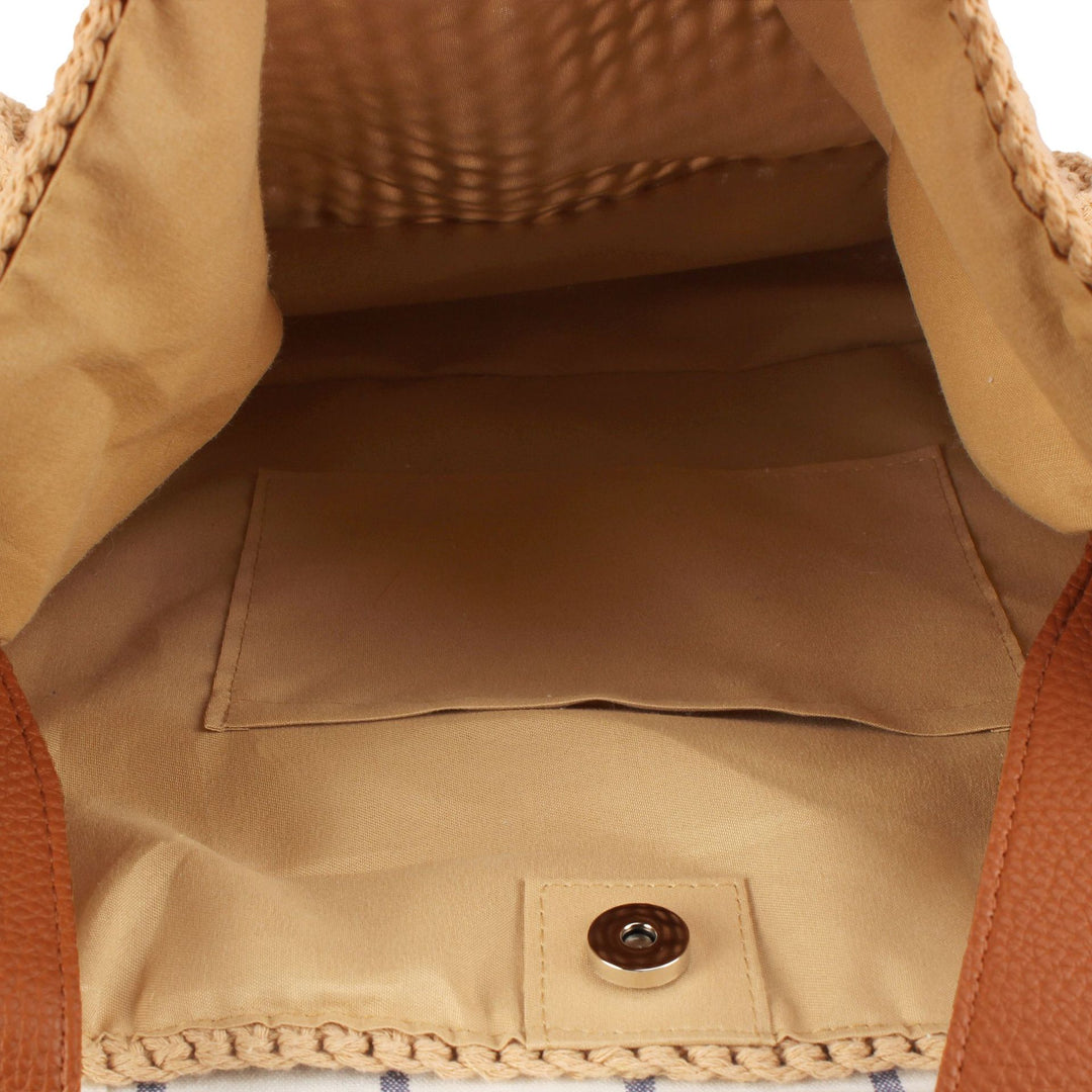 Hand-knotted tote bag with elegant structure Bowlift