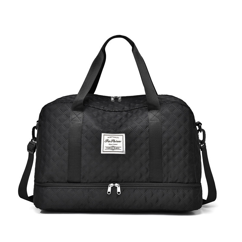 Quilted Travel Duffel Bag Bowlift