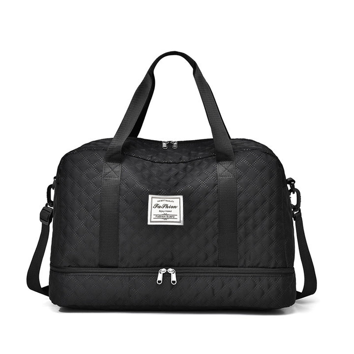 Quilted Travel Duffel Bag Bowlift