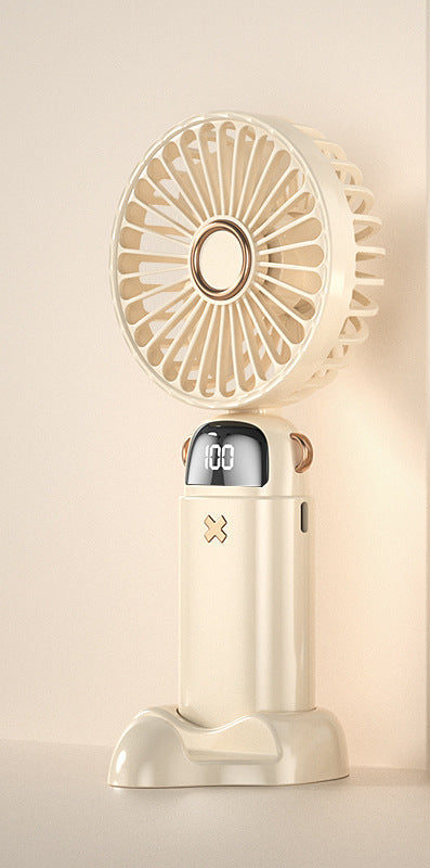 Unisex Portable Rechargeable Handheld Fan Bowlift