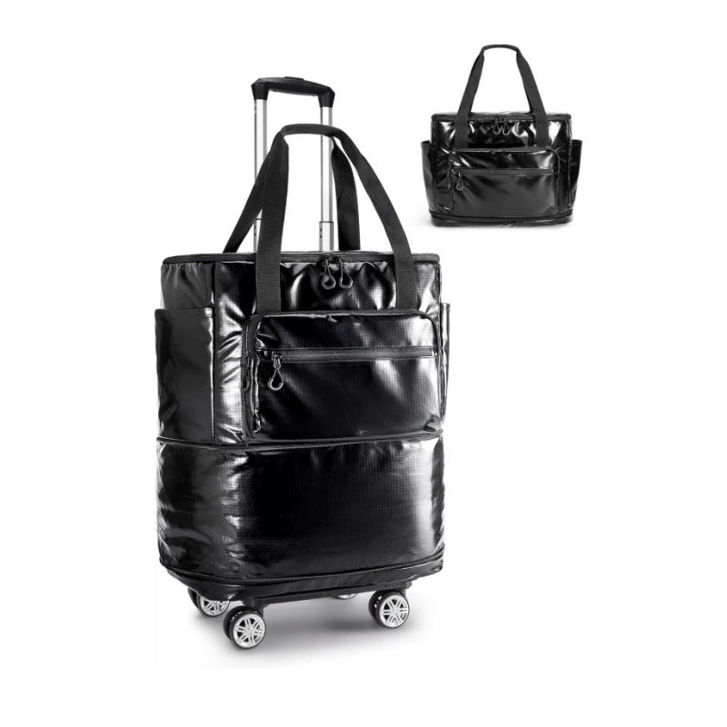 Rolling travel bag with multifunctional compartment system Bowlift
