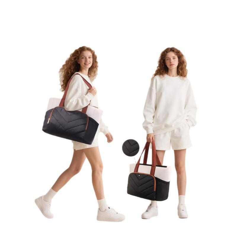 Multifunctional tote bag with padded interior and many compartments Bowlift
