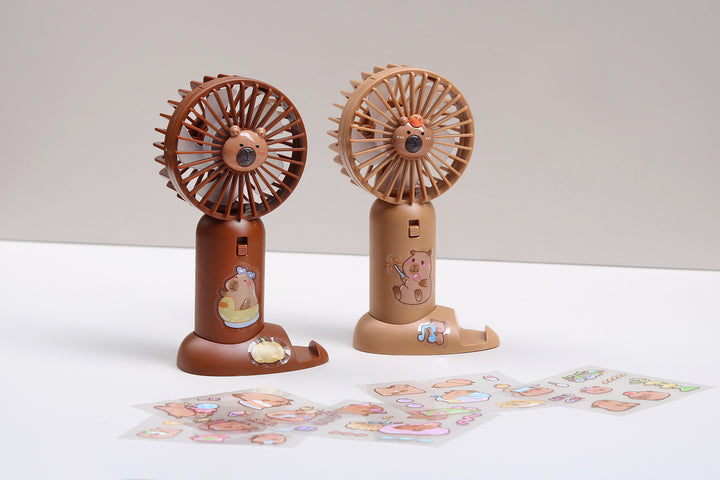 Unisex Portable Mini Fan in Cute Bear Design Bowlift