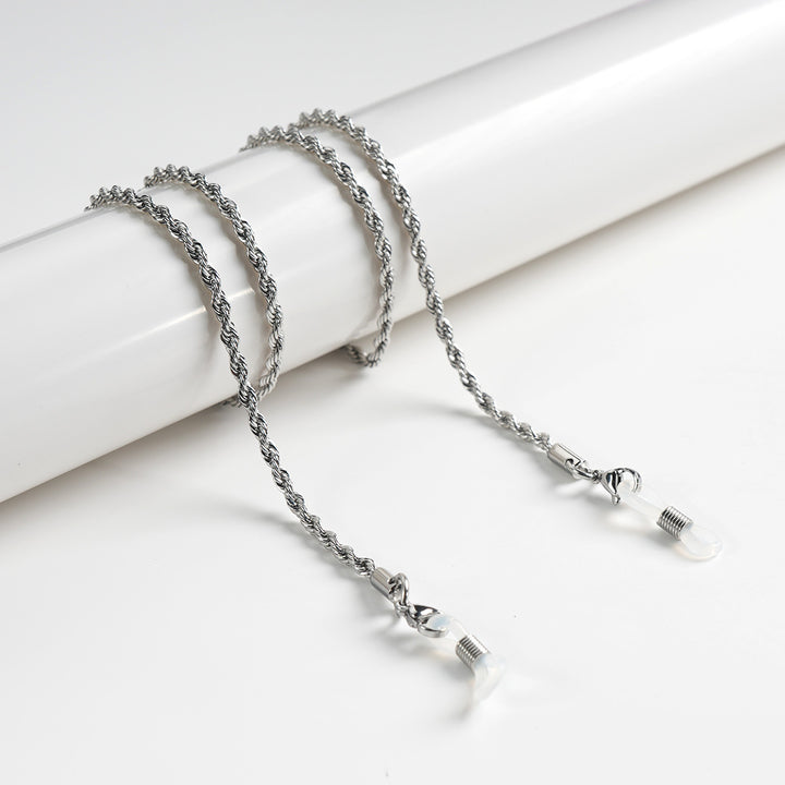 Twisted Metallic Eyewear Chain Bowlift