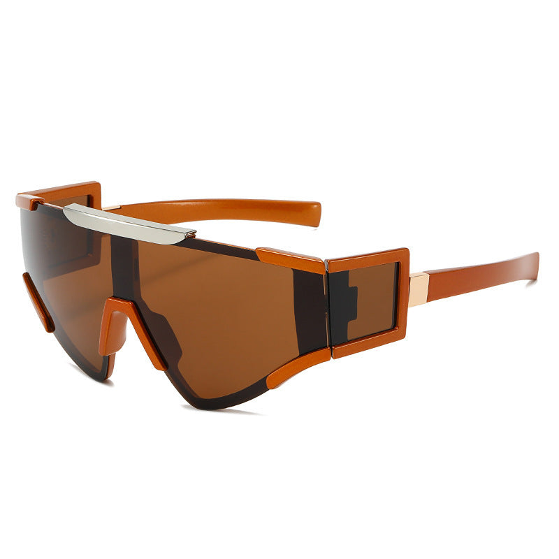 Men's Futuristic Shield Sunglasses Bowlift