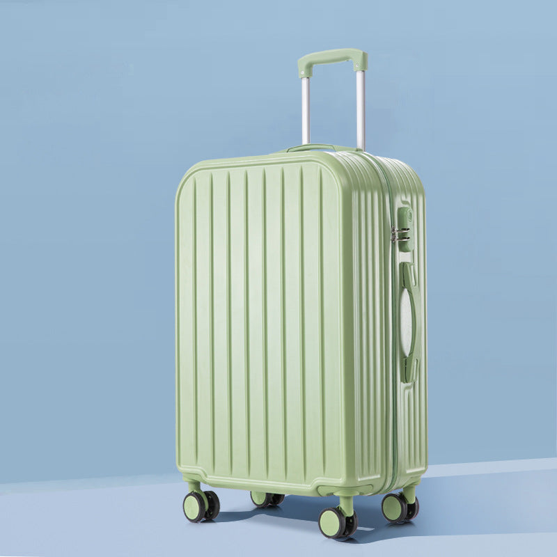 Unisex Stylish Ridged Hard-Shell Suitcase Bowlift