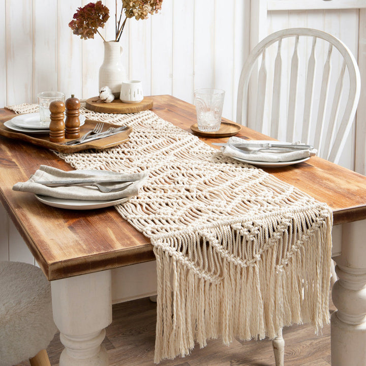 Macrame Table Runner Bowlift 1789210792
