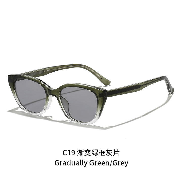 Women's Cat-Eye Sunglasses with UV Protection and Fashionable Frame Bowlift