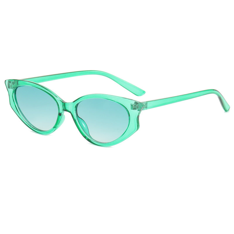 Women's Cat Eye Sunglasses with Transparent Frame Bowlift