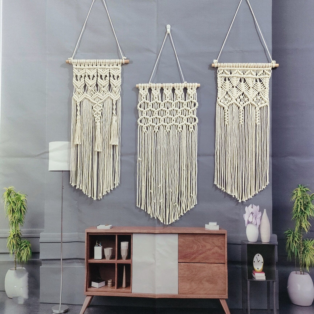Bohemian Macrame Wall Tapestry Bowlift