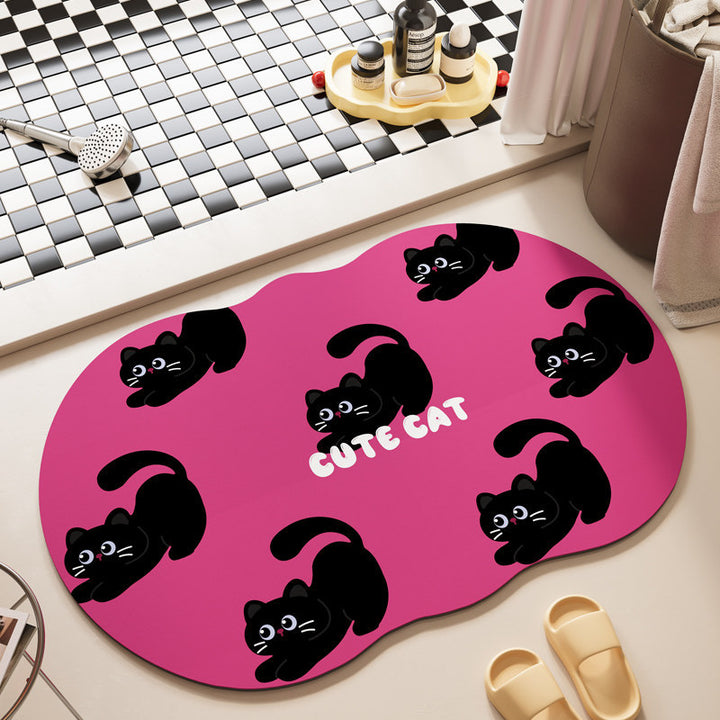 Decorative Bath Mat Bowlift