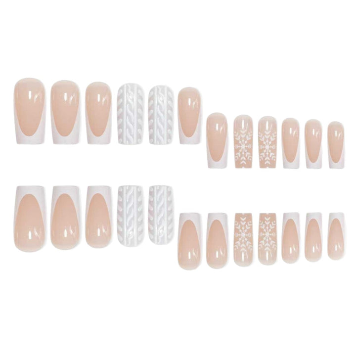Seasonal French Tip Nail Art Set Bowlift