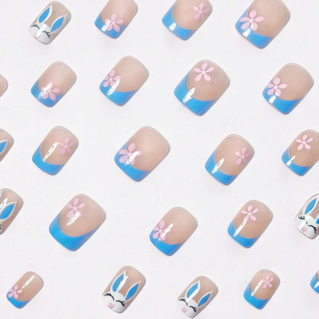 Playful Bunny-Themed Nail Art Bowlift