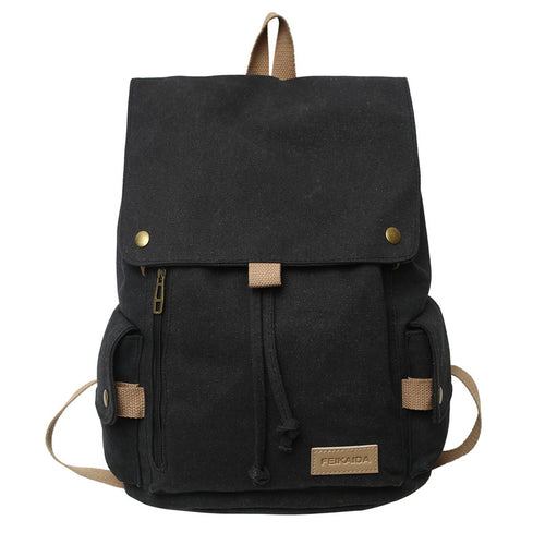 Rugged Canvas Hiking School Backpack Bowlift