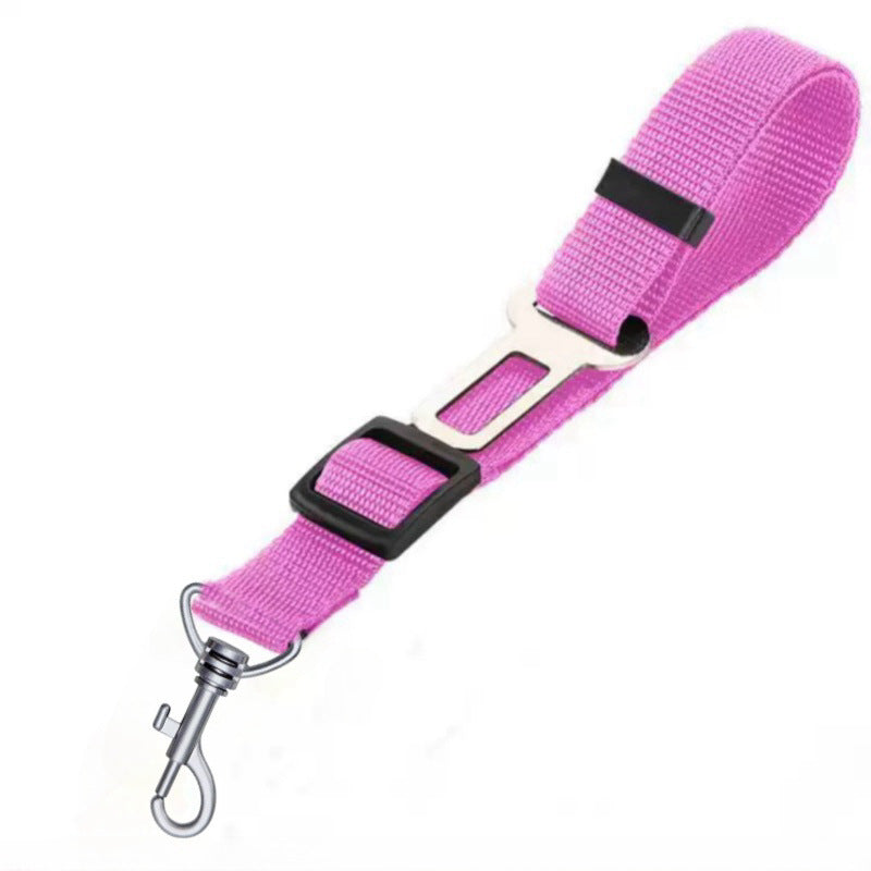 Adjustable Vehicle Dog Seatbelt Tether with Swivel Clip Bowlift