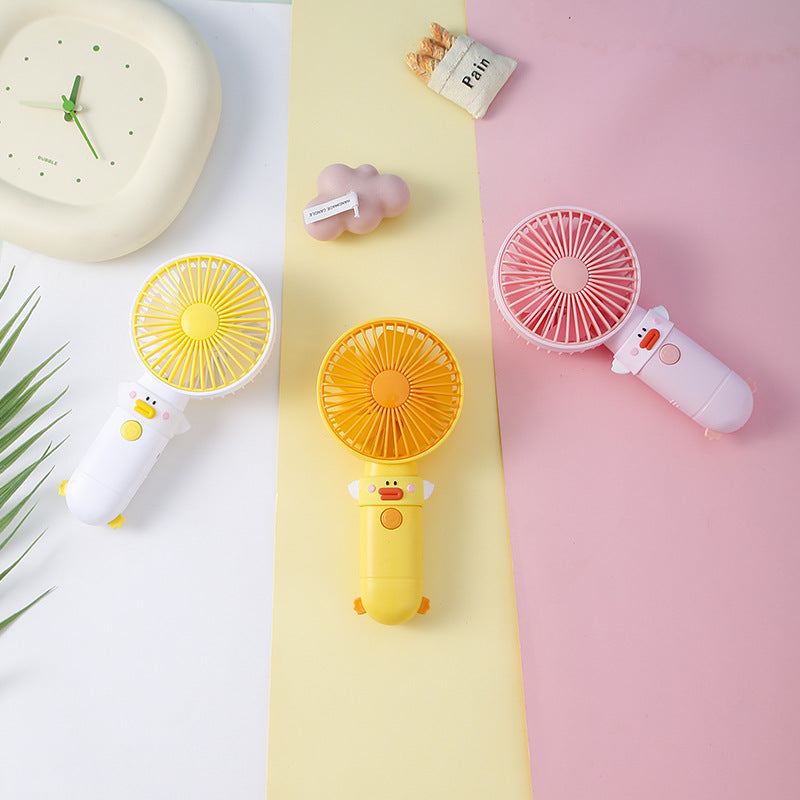 Unisex funny handheld fan with animal design and multiple speed settings Bowlift