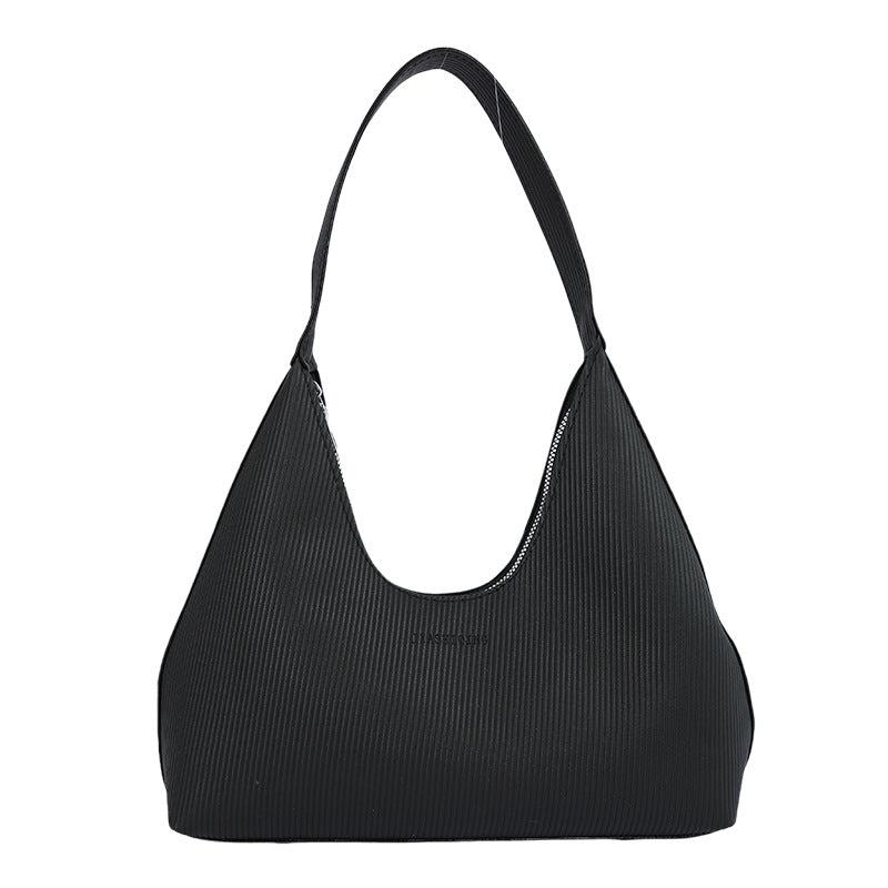 WoTextured Hobo Shoulder Bag Bowlift