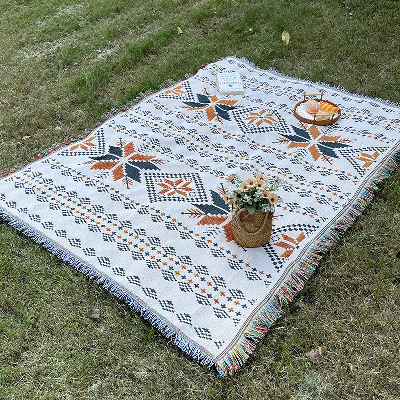Playful Cartoon-Themed Throw Blanket