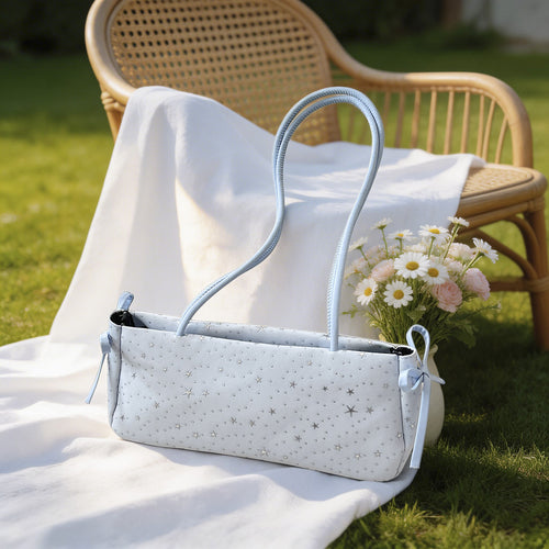 WoStar-Patterned Compact Shoulder Bag Bowlift