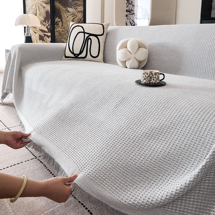 Soft Woven Sofa Throw Blanket