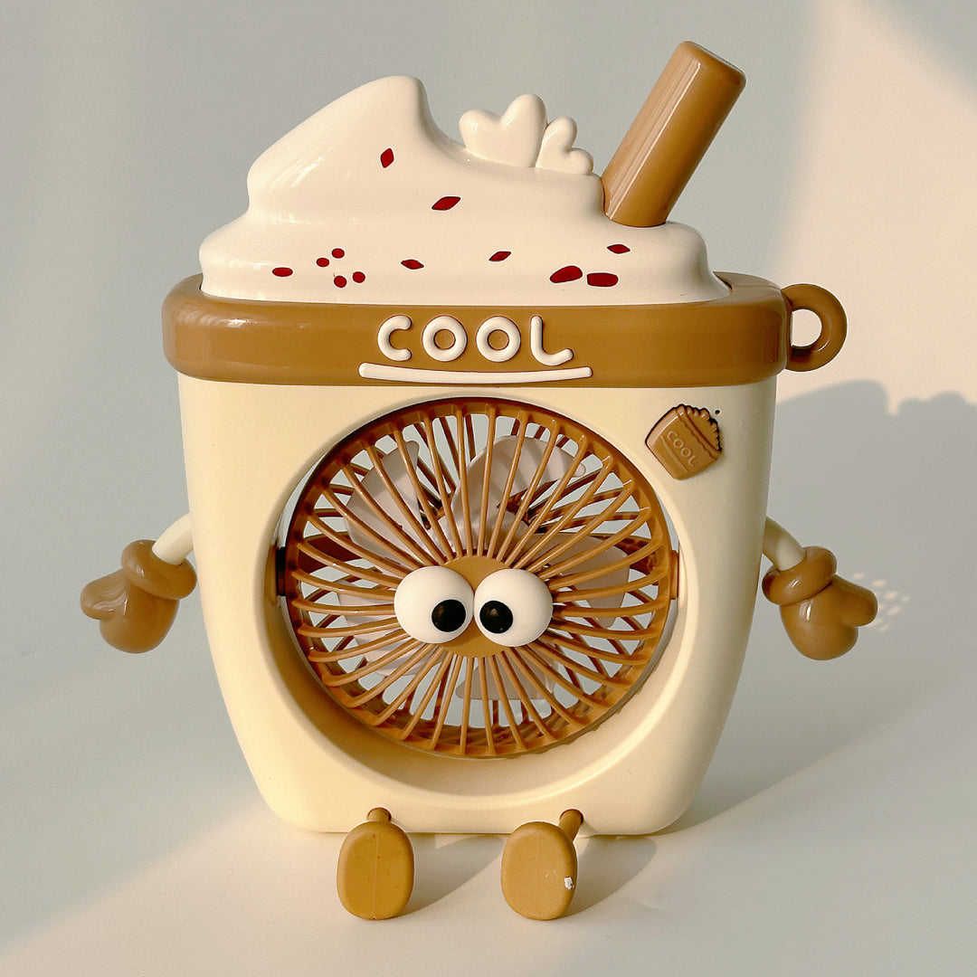 Unisex Creative Mini Fan in Cup Design Bowlift