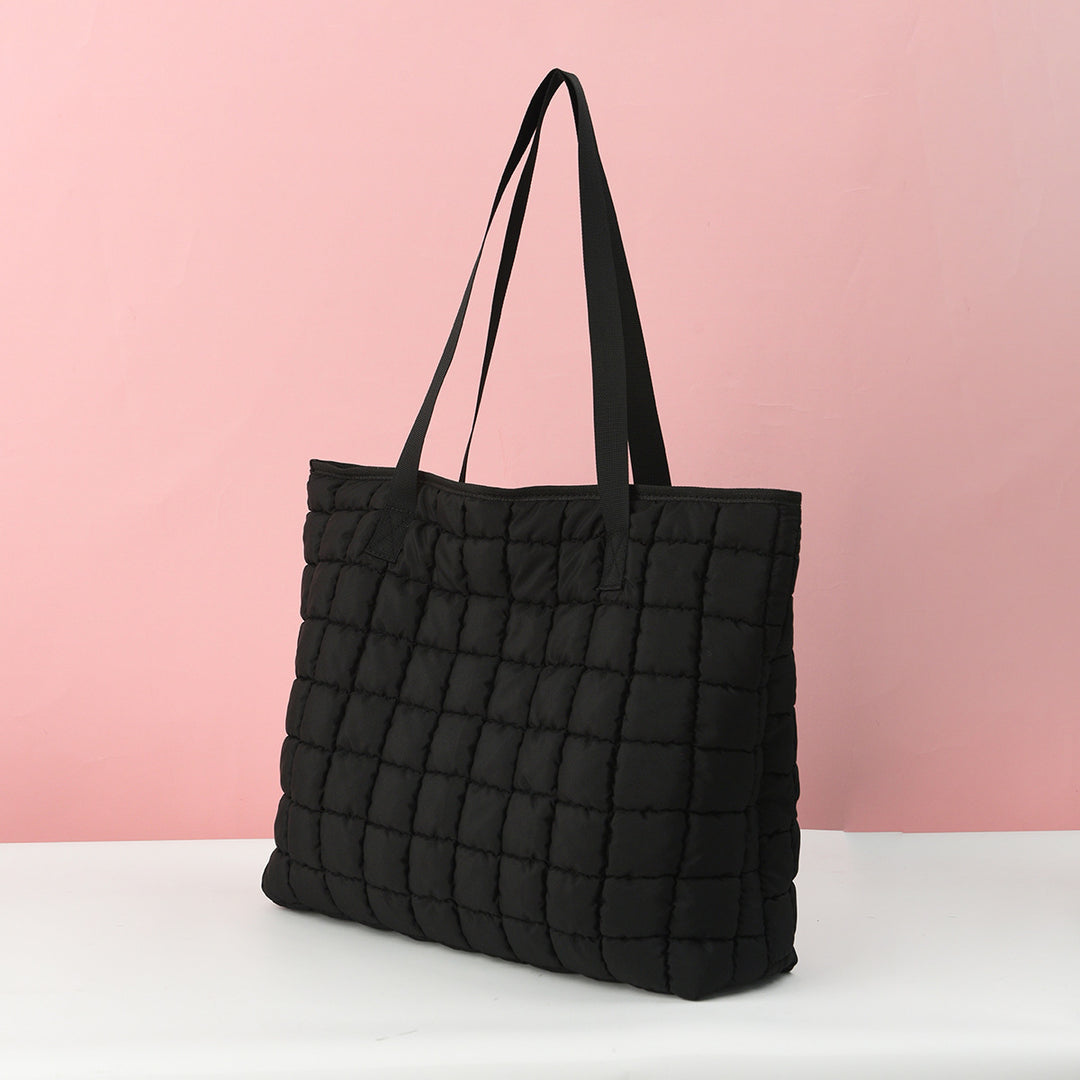 Multifunctional Quilted Tote Bag Bowlift